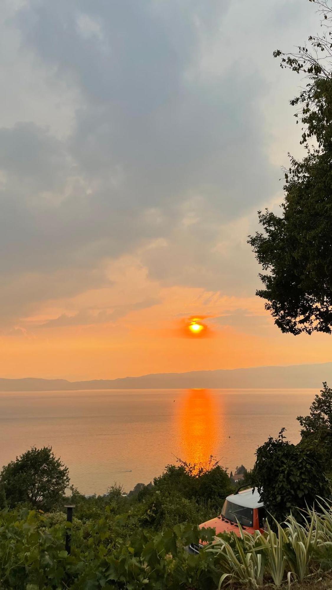Ferienwohnung Sunset House Ohrid Exterior foto